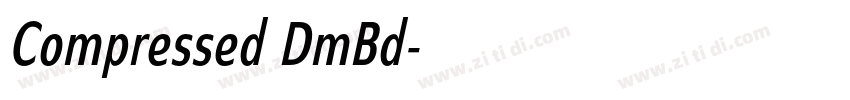 Compressed DmBd字体转换